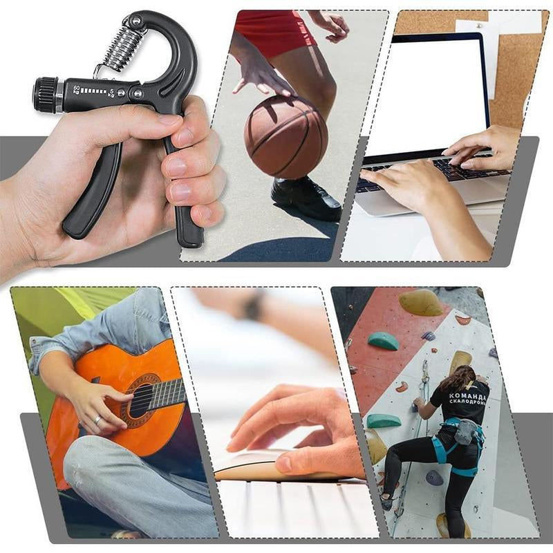 Fitness Equipment Hand Grip Strengthener, 11 Lbs-132 Lbs Adjustable Hand Grip Exerciser, Fitness Equipment Hand Grip Strengthener, Hand Grip Trainer, Boyfriend Gift