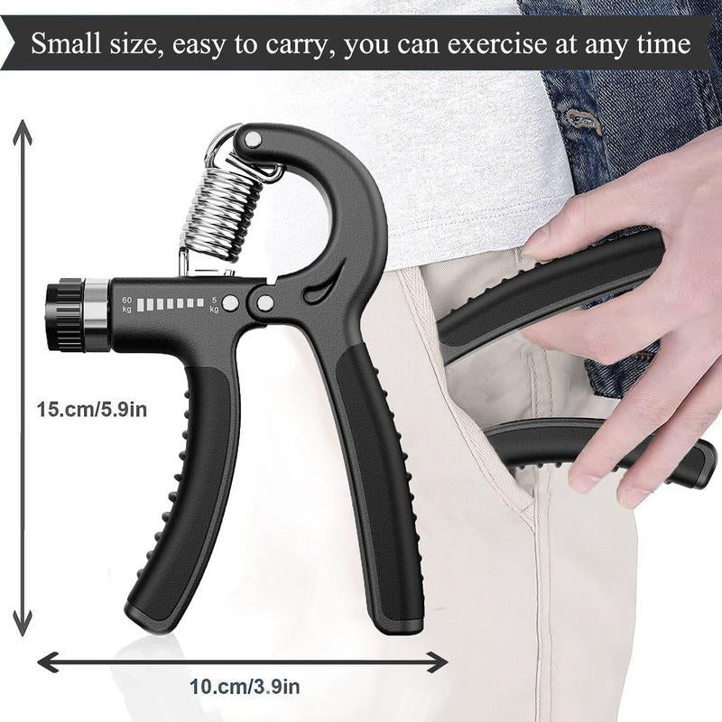 Fitness Equipment Hand Grip Strengthener, 11 Lbs-132 Lbs Adjustable Hand Grip Exerciser, Fitness Equipment Hand Grip Strengthener, Hand Grip Trainer, Boyfriend Gift